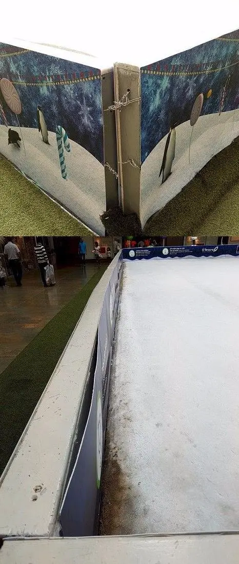 Pista de Hielo de Mall El Tesoro Medellín